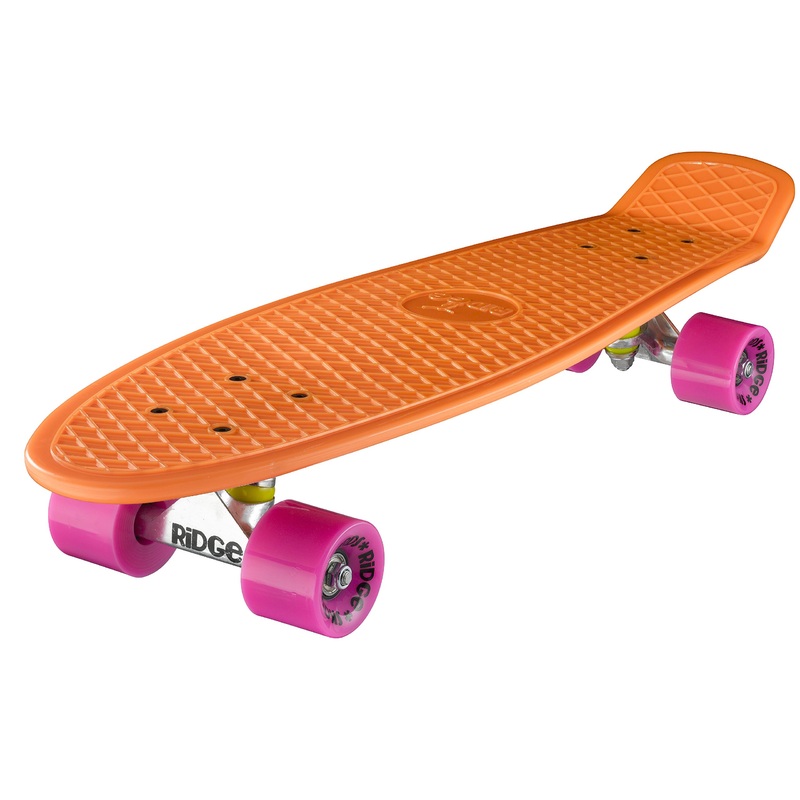 Compare ‘ridge 69 cm 27 monopatin skateboard deck mini cruiser skate board – orange/pink size:69 cm products from over 25,000 stores