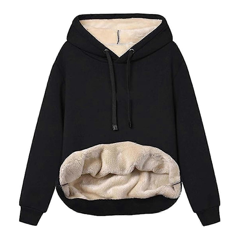 (newpattern) femmes Casual Hiver chaud laine Sherpa doublure Pull sweat  capuche | Fruugo SG